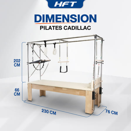เครื่องพิลาทิส CADILLAC TRAPEZE TABLE HOMEFITTOOLS ไม้พารา_2